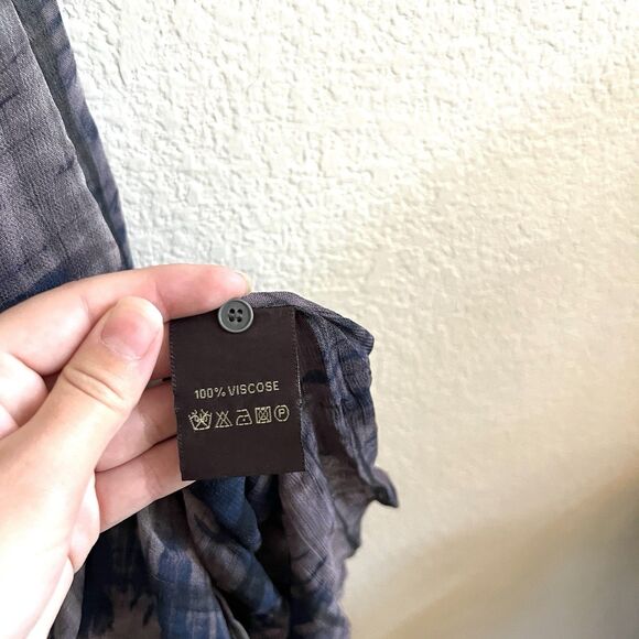 Nicholas K Tie Dye Grunge Fairy Oversized Sleeveless Layered Gauze Dress - Picture 7 of 8